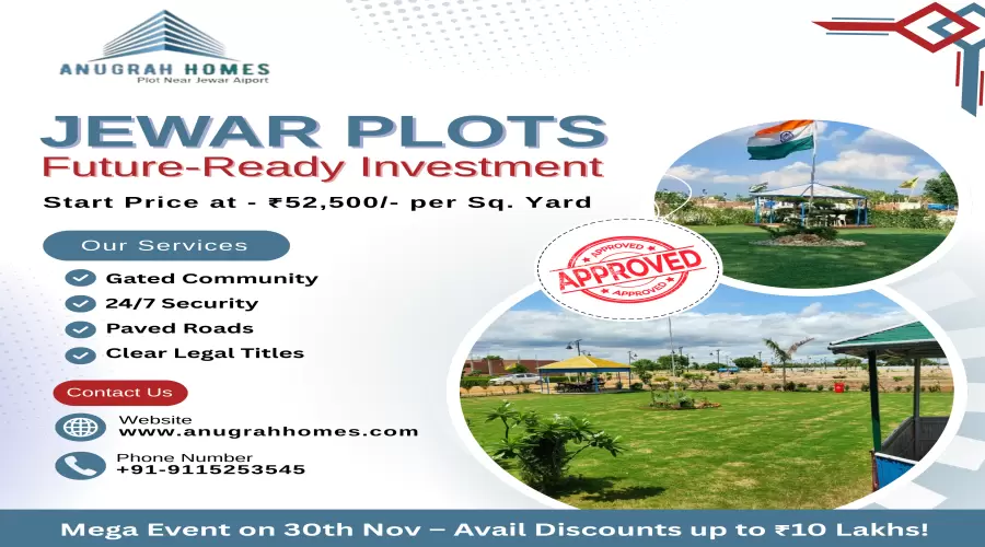 Plot in Jewar Airport – A Fast-Growing Investment Hotspot